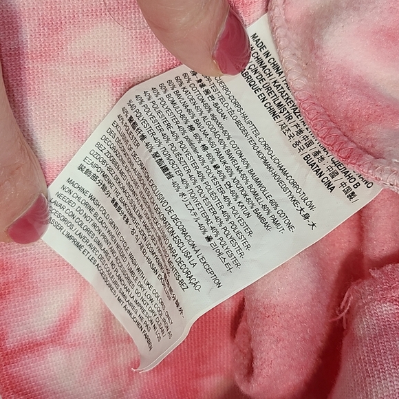 Vans Pink & Red Tie-Dye Crewneck Sweatshirt - Picture 10 of 16